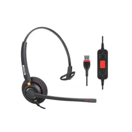 Inbertec UB805M AI Noise Cancelling Professional Wired Headphone