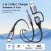 Ugreen CM772 Type-C to Type-C, Type-A & 3.5mm Male Charging & Audio Cable #45009 Ugreen CM772 Type-C to Type-C, Type-A & 3.5mm Male Charging & Audio Cable #45009