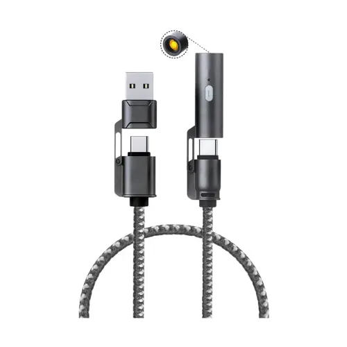 Onten OTN-CC317 1.5M USB Type-C Cable with Electric Lighter