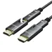 Dtech DT-HF3030 30 Meter Type-D to Type-A Dual Connector Fiber Optic HDMI Cable