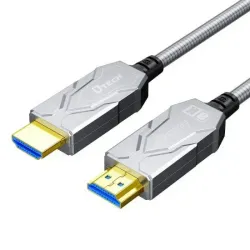 Dtech DT-HF8020K 20 Meter 8K HDMI Armor Fiber Optic Cable Dtech DT-HF8020K 20 Meter 8K HDMI Armor Fiber Optic Cable