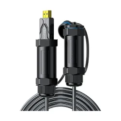 Dtech DT-HF8020KF 20 Meter 8K HDMI Armor Fiber Optic Cable With Waterproof Shell