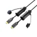 Dtech DT-HF8040KF 40 Meter 8K HDMI Armor Fiber Optic Cable With Waterproof Shell