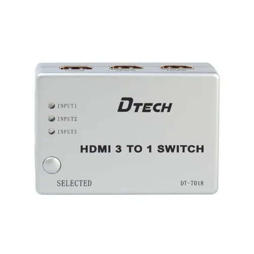 Dtech DT-7018 3 In 1 HDMI Switch