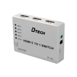 Dtech DT-7021 5 In 1 HDMI Switch Dtech DT-7021 5 In 1 HDMI Switch