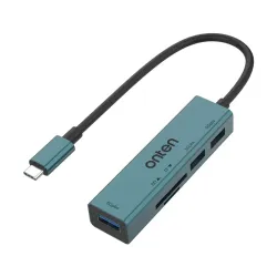 Onten OTN-9597 4-in-1 Type-C Hub with Card Reader