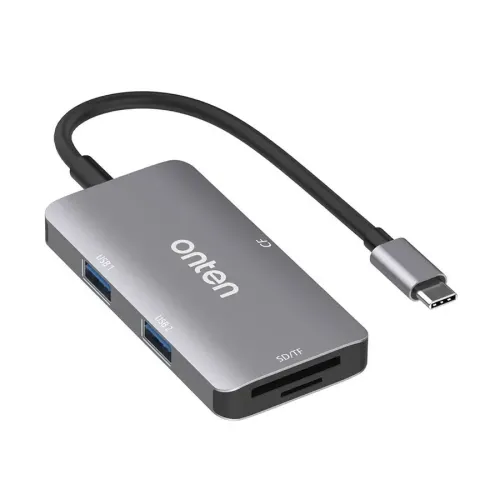 Onten OTN-91182 5 in 1 Type-C Multifunctional Card Reader