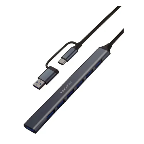 Yuanxin YXH-61 USB & Type-C Male to Hexa USB Female Hub