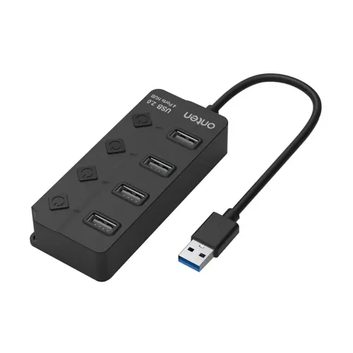 Onten OTN-5302 4-Port USB 2.0 Hub with Switch