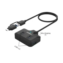 Onten OTN-UCA5310 4-in-2 USB Hub