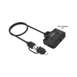 Onten OTN-UCA5311 5-in-2 USB Hub with LAN Adapter