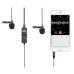 Boya BY-M1DM Dual Omni Directional Lavalier Microphone Boya BY-M1DM Dual Omni Directional Lavalier Microphone