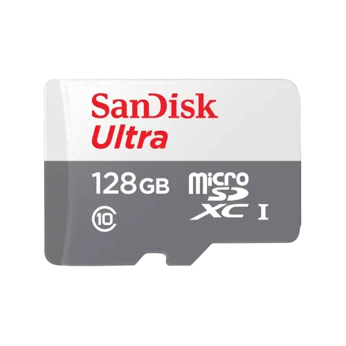SanDisk Ultra 128GB Class-10 100mbps Micro SDXC UHS-I Memory Card (SDSQUNR-128G-GN6MN) SanDisk Ultra 128GB Class-10 100mbps Micro SDXC UHS-I Memory Card (SDSQUNR-128G-GN6MN)