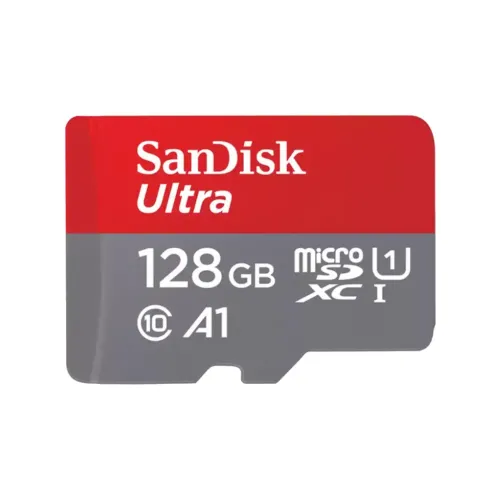 SanDisk Ultra 128GB MicroSDXC UHS-I Memory Card (SDSQUAB-128G-GN6MN)
