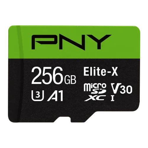 PNY Elite-X 256GB Class 10 U3 V30 microSDXC Memory Card