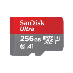 SanDisk Ultra 256GB MicroSDXC UHS-I Memory Card (SDSQUAC-256G-GN6MN)