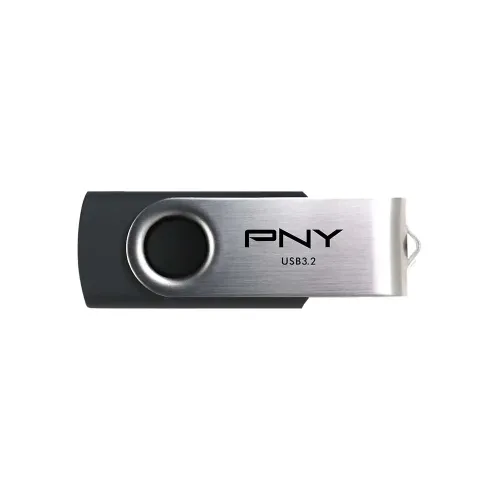 PNY Turbo Attache R 64GB USB 3.2 360° Metal Flash Drive PNY Turbo Attache R 64GB USB 3.2 360° Metal Flash Drive
