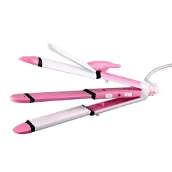 Kemei KM-1213 3-in-1 Hair Straightener