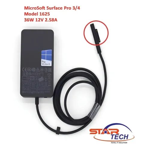 Laptop Power Charger Adapter 36W for Microsoft Surface 1625