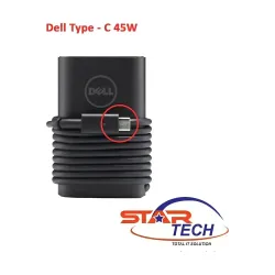 Laptop Power Charger Adapter 45W USB-Type-C for Dell